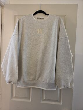 Fear of God Light Gray Crewneck Sweatshirt